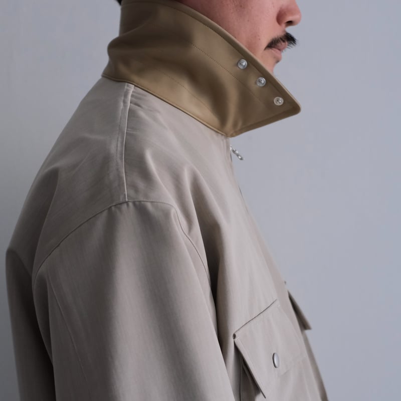 AURALEE / WOOL MAX CANVAS BLOUSON（Men's/TOP GRA