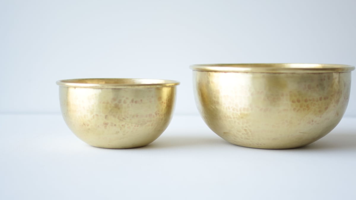 石井すみ子暮らしのデザイン室/ 真鍮ボウル（中） | archipelago