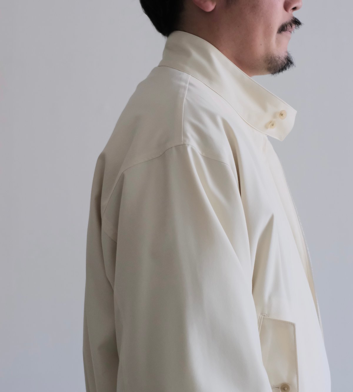 AURALEE /SUPER FINE TROPICAL WOOL ZIP BLOUSON(M AURALEE /SUPER FINE TROPICAL WOOL ZIP BLOUSON(M