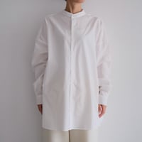 Yoli / Band collar shirt（Lady's,Men’s/White）