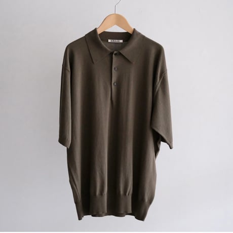 ‼️専用‼️1回着用⭐️ AURALEE 長袖ニット　ブラウン AURALEE（オーラリー） AURALEE GIZA HIGH GAUGE RIB KNIT PULLOVER