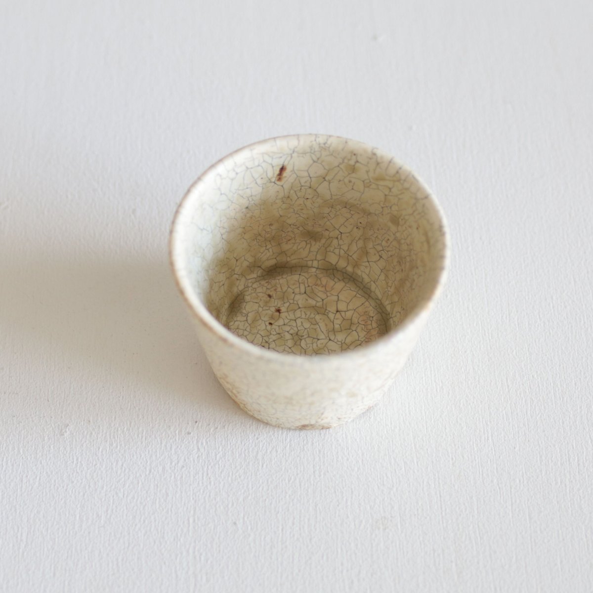 尾形アツシ/ヒビ粉引 猪口 | archipelago