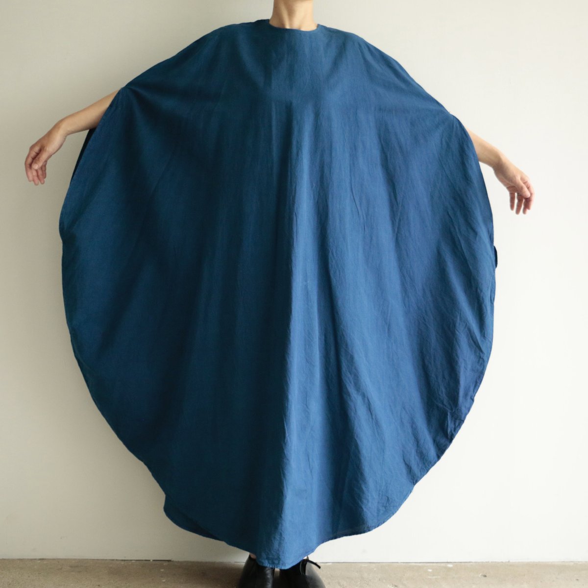 COSMIC WONDER /Cotton paper voile circle dress COSMIC WONDER /Cotton paper voile circle dress