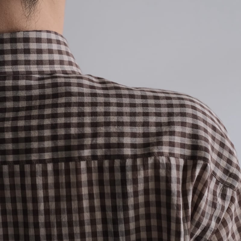 AURALEE /AIRY LIGHT COTTON CHECK BIG SHIRT(Lady AURALEE /AIRY LIGHT COTTON CHECK BIG SHIRT(Lady