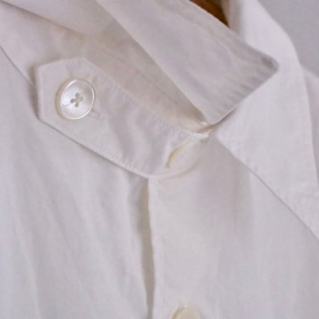 AURALEE / GARMENT-DYED FINX SHUTTLE WEATHER SHIRT (Men's / White)