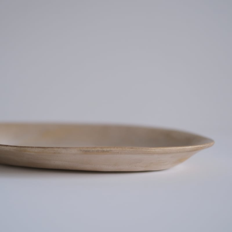 十場あすか/ 銀彩楕円皿中 | archipelago