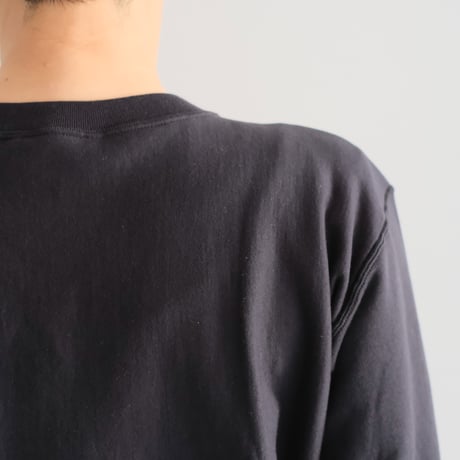 AURALEE / ELASTIC HIGH GAUGE SWEAT P/O（Lady's/INK BLACK）