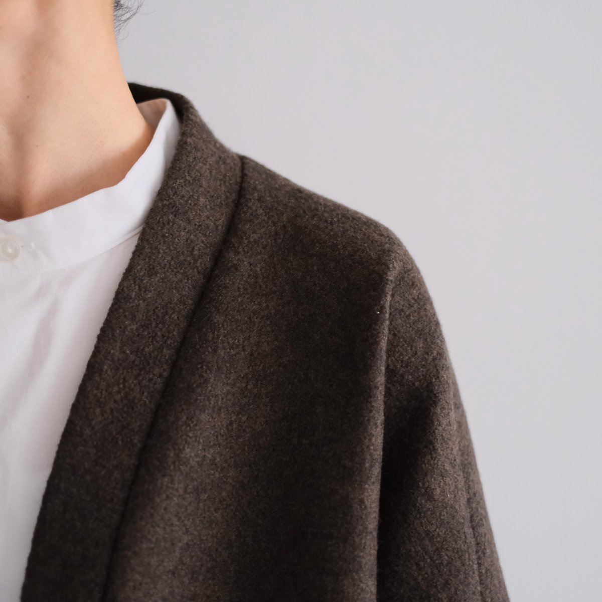 Yoli / Felted Wool jacket (Lady's、Men's/Brown)