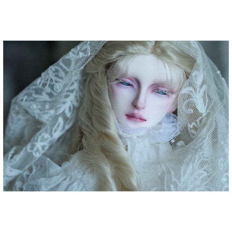 littlemonica Haazel メイク済ホワイト肌ヘッド（即納】【DOLK×LITTLE 