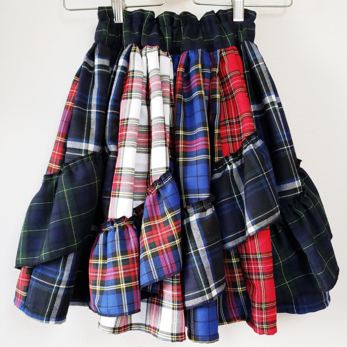 フリルタックスカート（こどもM）タータンチェック | ant 