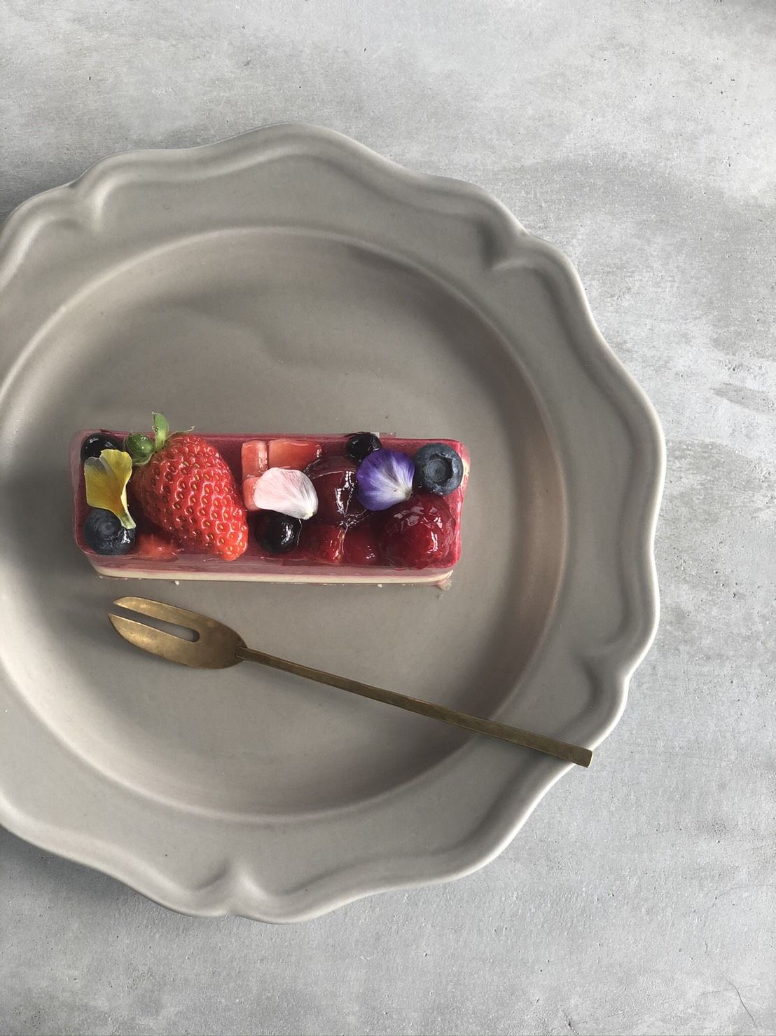 亀田文 7寸ピューターリム皿 ブラック | sette