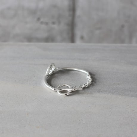 《B級品・傷あり》SALE　B6-シルバーチェーンバングル