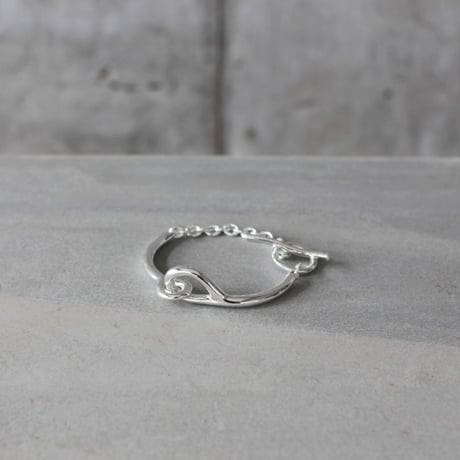 《B級品・傷あり》SALE　B6-シルバーチェーンバングル