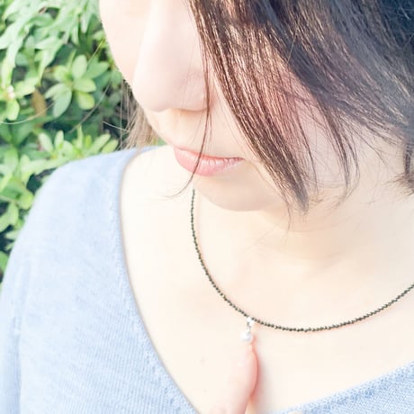 【完売】 アマテラスの邪気除け浄化ネックレス（海）