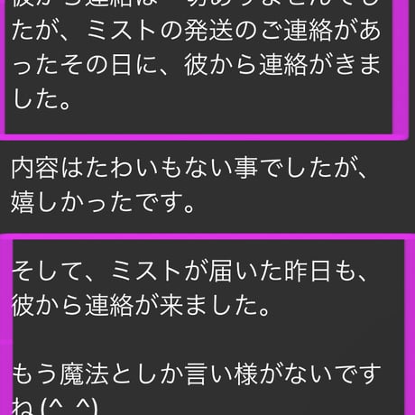 【完売】秘恋ミスト/ミストシンデレラミスト
