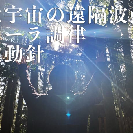 【満席】大宇宙の遠隔波動・オーラ調律・波動エネルギー針（１５分）