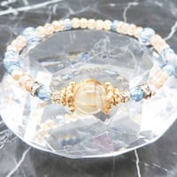【完売】愛と富を呼ぶパワーストーン・ゴールデンブレスレット