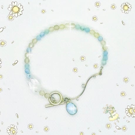 【完売】恋愛・結婚・円満成就・水の波動の「海に映る月ブレス」