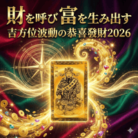 【完売】財を呼び富を生み出す、吉方位波動の『恭喜發財符』2026