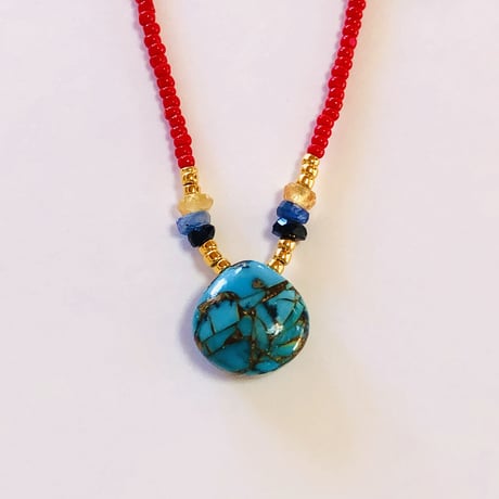 turquoise drop necklace
