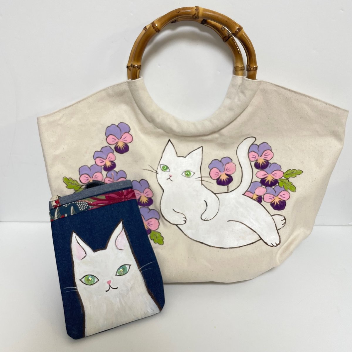 りりー　ポーチ　グラニーバック グラニーねこバッグ＋ポーチ(原画小物) | HASU