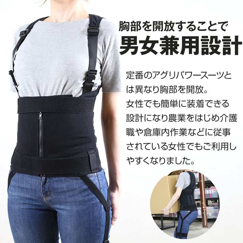 ワーキングパワースーツ膝サポーターセット AG-012 【ブラック ワーキングパワースーツ膝サポーターセット AG-012 【ブラック