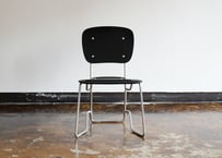 Armin Wirth / Aluflex stacking chair Black