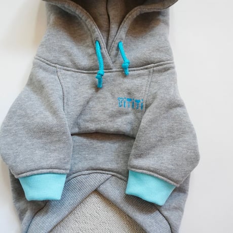 tititiのネオンパーカー//スカイブルー・フレブル服TiTiTi