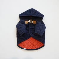 キルティングダッフルコート//ネイビー*フレブル服TiTiTi
