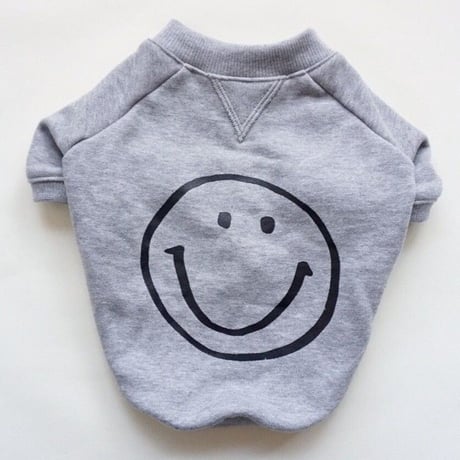 smileスウェットTシャツ // オールグレー