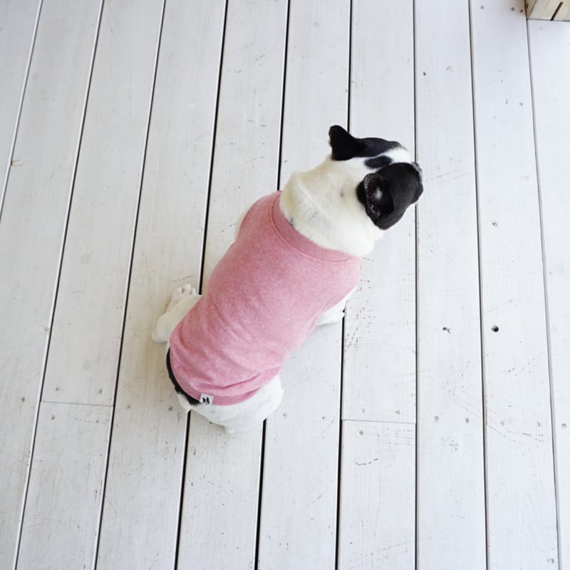 フレブル服　キャミタンク cute オーガニック　 ピンク　　くるみ Amazon | 【24HOURS】フレンチブルドッグ フレブル タンクトップ