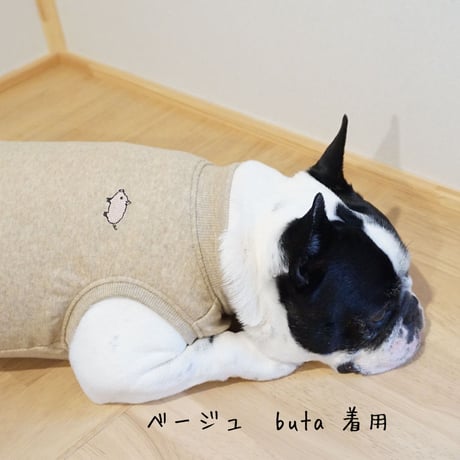 ┊buta┊オーガニックコットンパイルタンク//グレー・・・フレブル服TiTiTi