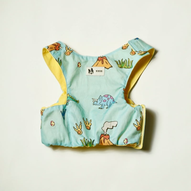 tititi犬服　クールベスト　クールネック ┊クールネック┊洋梨┊ブルー・・・・フレブル服TiTiTi