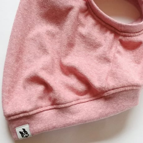 オーガニックコットンパイルタンク////　ピンク・・・フレブル服TiTiTi