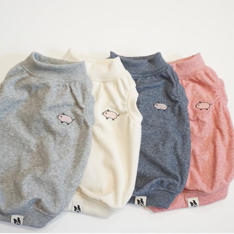 ┊buta┊オーガニックコットンパイルタンク//ピンク・・・フレブル服TiTiTi