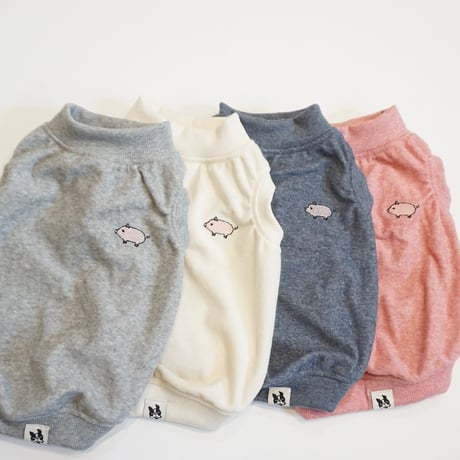┊buta┊オーガニックコットンパイルタンク//キナリ・・・フレブル服TiTiTi