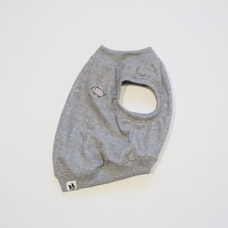┊buta┊オーガニックコットンパイルタンク//グレー・・・フレブル服TiTiTi