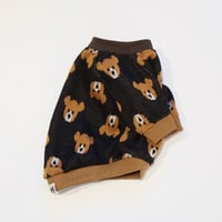 クマさんセーター//ブラック・・・・フレブル服TiTiTi