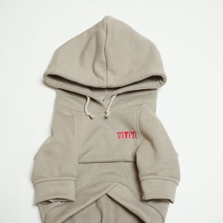 HAPPYフーディー//グレージュ・・フレブル服TiTiTi