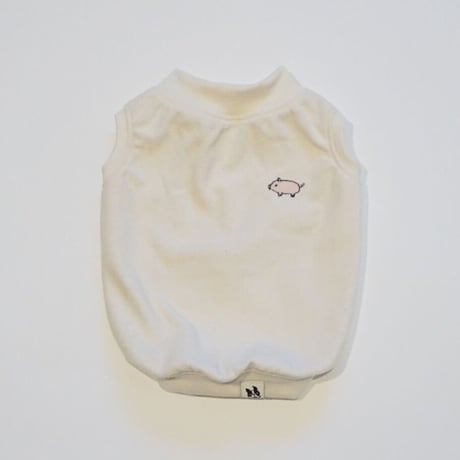 ┊buta┊オーガニックコットンパイルタンク//キナリ・・・フレブル服TiTiTi