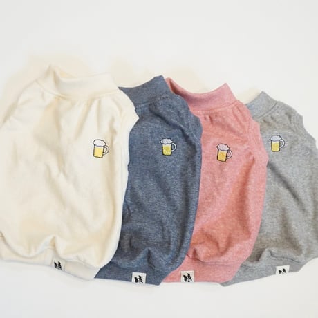 ┊beer┊オーガニックコットンパイルタンク//ピンク・・・フレブル服TiTiTi
