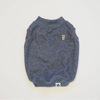 ┊beer┊オーガニックコットンパイルタンク//ネイビー・・フレブル服TiTiTi