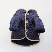 ミリタリーライナージャケット//ネイビー　　　　　　　　*フレブル服TiTiTi