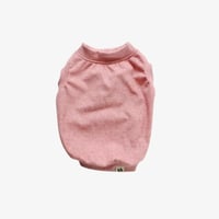 オーガニックコットンパイルタンク////　ピンク・・・フレブル服TiTiTi