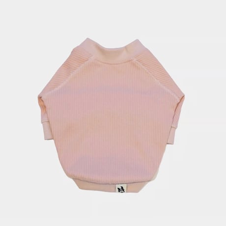 ステッチリブTシャツ//ピンク・・・・フレブル服TiTiTi