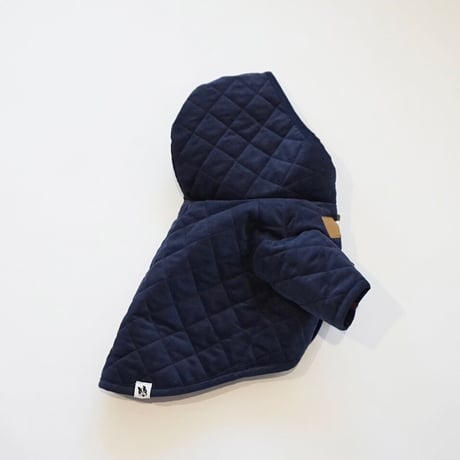 キルティングダッフルコート//ネイビー*フレブル服TiTiTi