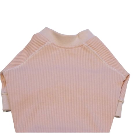 ステッチリブTシャツ//ピンク・・・・フレブル服TiTiTi