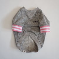 tititiのスウェットusude：ラグランTシャツ//ピンク×ホワイト　　　　　　　  【フレブル服TiTiTi】