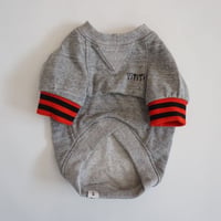 tititiのスウェットusude：ラグランTシャツ//レッド×ブラック　　　　　　　  【フレブル服TiTiTi】