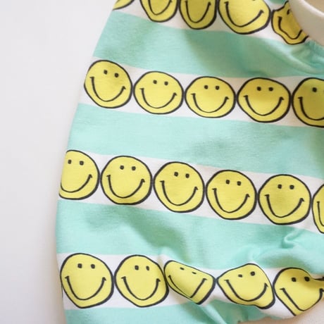 《smile》ボーダータンク/ブルー・・フレブル服TiTiTi